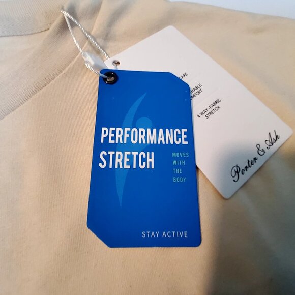 Porter & Ash Performance Tee Lightweight Stretch T Shirt L  Stretchable fabric - Picture 8 of 11